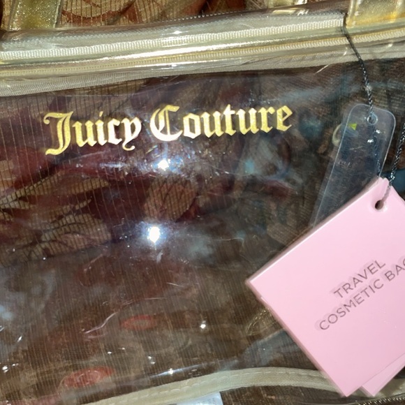 4 PIECE JUICY COUTURES cosmetic BAG SET - Picture 5 of 5